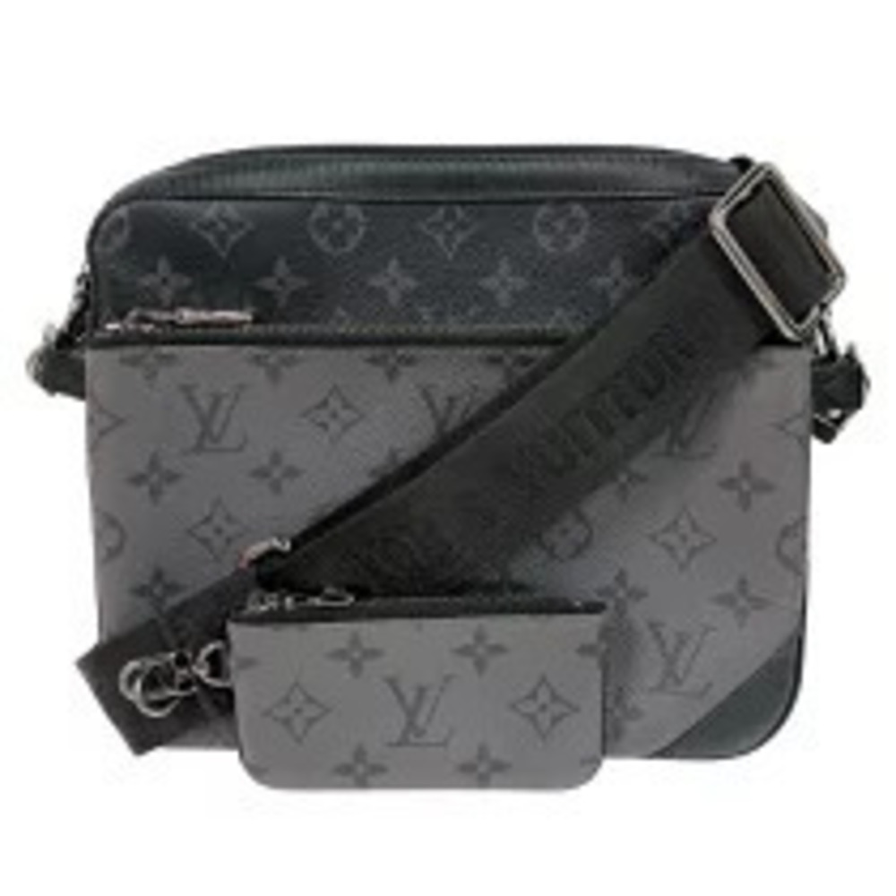 Louis Vuitton Trio Messenger Black Monogram Eclipse Black Reverse Shoulder Bag